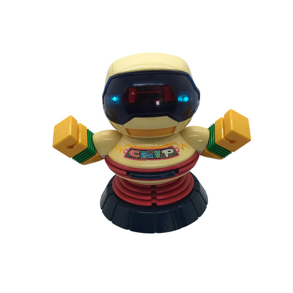 New Bright Micro Chip Robot 1994 Vintage Toys 90s Electronic Retro Lights, Moves - Picture 5 of 11